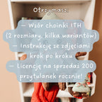Pluszowa choinka ITH – 2 rozmiary, kilka wariantów + instrukcja PDF ze zdjęciami