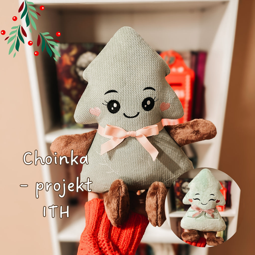 Pluszowa choinka ITH – 2 rozmiary, kilka wariantów + instrukcja PDF ze zdjęciami