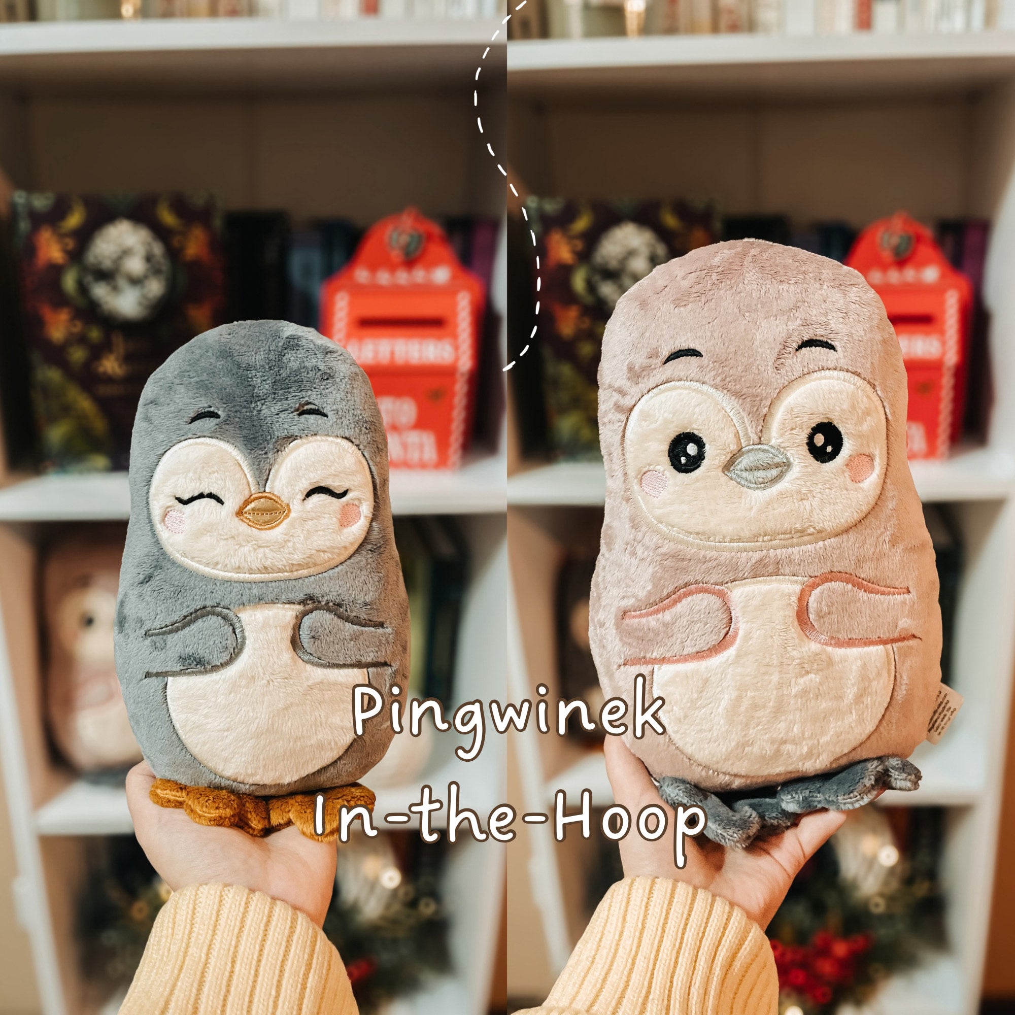 Pluszowy pingwinek ITH – 4 rozmiary, 2 warianty + instrukcja PDF ze zdjęciami